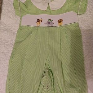 Boys smocked longall